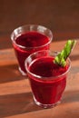 Fresh healthy beetroot juice Royalty Free Stock Photo