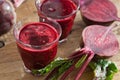 Fresh healthy beetroot juice and vegetable Royalty Free Stock Photo