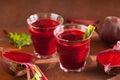 Fresh healthy beetroot juice and vegetable Royalty Free Stock Photo