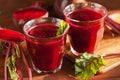 Fresh healthy beetroot juice and vegetable Royalty Free Stock Photo