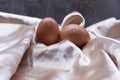 Fresh and healthy eggs, still life Easter Royalty Free Stock Photo