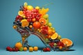 Fresh, Healthy Fruits: Juicy, Sweet, and Delicious - A Colorful Mix of Organic, Raw, and Tropical Options on a Wooden Royalty Free Stock Photo