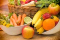 Fresh healthy, organic food Royalty Free Stock Photo