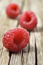 Fresh healthy organic raspberry Royalty Free Stock Photo
