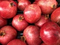 Fresh, healthy pomegranates ....