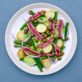 Fresh Healthy Rare Beef Steak Salad Royalty Free Stock Photo