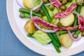 Fresh Healthy Rare Beef Steak Salad Royalty Free Stock Photo