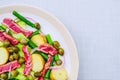 Fresh Healthy Rare Beef Steak Salad Royalty Free Stock Photo