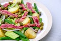 Fresh Healthy Rare Beef Steak Salad Royalty Free Stock Photo