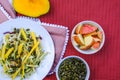 Fresh Healthy Summer Mango Fruit Salad Royalty Free Stock Photo