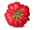Fresh heirloom tomato top view Royalty Free Stock Photo