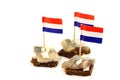 Fresh herring (Dutch Hollandse Nieuwe) Royalty Free Stock Photo