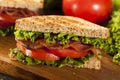 Fresh Homemade BLT Sandwich Royalty Free Stock Photo