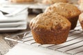 Fresh Homemade Bran Muffins Royalty Free Stock Photo