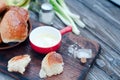 Fresh homemade bread rolls Royalty Free Stock Photo