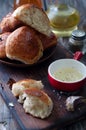 Fresh homemade bread rolls Royalty Free Stock Photo