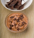 Fresh homemade chocolate mousse Royalty Free Stock Photo