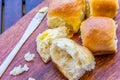 Fresh and Homemade Dinner Rolls / Buns Royalty Free Stock Photo