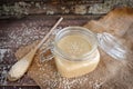 Fresh homemade Tahini Royalty Free Stock Photo