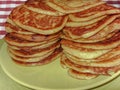 Fresh homemade traditional authentic rustic tortillas with butter