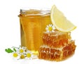 Fresh honey, chamomile and lemon.
