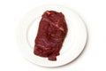Fresh horse meat steak