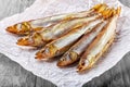 Fresh hot and cold smoked fish is a very tasty snack