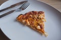 Fresh and hot Pizza slice for lunch Royalty Free Stock Photo