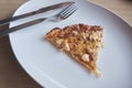 Fresh and hot Pizza slice for lunch Royalty Free Stock Photo