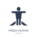 fresh human icon. Trendy flat vector fresh human icon on white b