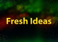 Fresh Ideas abstract bokeh dark background Royalty Free Stock Photo