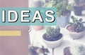 Fresh Ideas Objective Proposal Strategy Action Concept Royalty Free Stock Photo