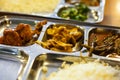 Fresh Indian Thali Royalty Free Stock Photo