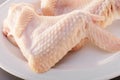 Fresh ingredients, closeup of raw chicken wings