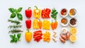 Fresh Ingredients for Cooking Royalty Free Stock Photo