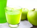 Fresh and Invigorating: Stunning Green Apple Juice Print to Energize Your Space