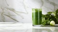 fresh isolated juice drink green