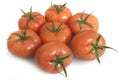 Fresh isolated tomatoes