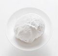 Fresh italian buffalo mozzarella cheese Royalty Free Stock Photo