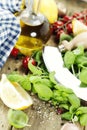 Fresh italian ingredients Royalty Free Stock Photo