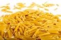 Fresh Italian wheat pasta, penne Royalty Free Stock Photo