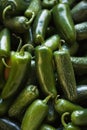 Fresh jalapeno peppers. Royalty Free Stock Photo