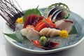 Fresh Japanese sashimi set Royalty Free Stock Photo