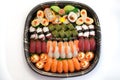 Fresh Japanese Sushi Platter Royalty Free Stock Photo