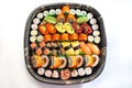 Fresh Japanese Sushi Platter Royalty Free Stock Photo