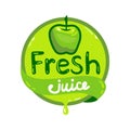 Fresh juice emblem 5 Royalty Free Stock Photo