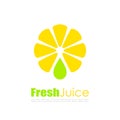 Fresh juice vector logo