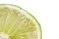 Fresh juicy lime in closeup