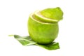 Fresh juicy lime, Royalty Free Stock Photo