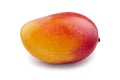 Fresh juicy mango fruit isolated on the white background. Royalty Free Stock Photo